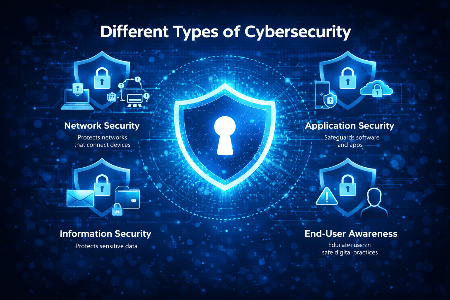Different Types of Cybersecurity Explained Simply